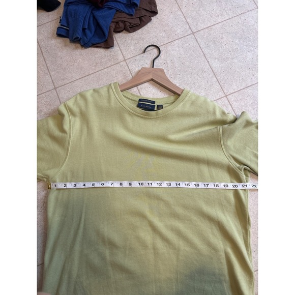 Club Room Pima Cotton T-Shirt Crew Neck Short Sleeve Casual Tee Medium - Picture 5 of 5